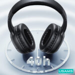 ⁦هيدفون بلوتوث USAMS-YG23 Wireless Headphone⁩ - الصورة ⁦2⁩