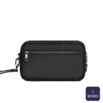 ⁦WiWU Master Genuine Leather Fingerprint Lock Pouch⁩ - الصورة ⁦3⁩
