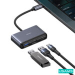 ⁦موزع HUB تايب سي USAM SJ628 5 IN 1⁩ - الصورة ⁦4⁩