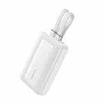 Anker Zolo Power Bank (10K,35W,Built-In Dual USB-C Cables) White