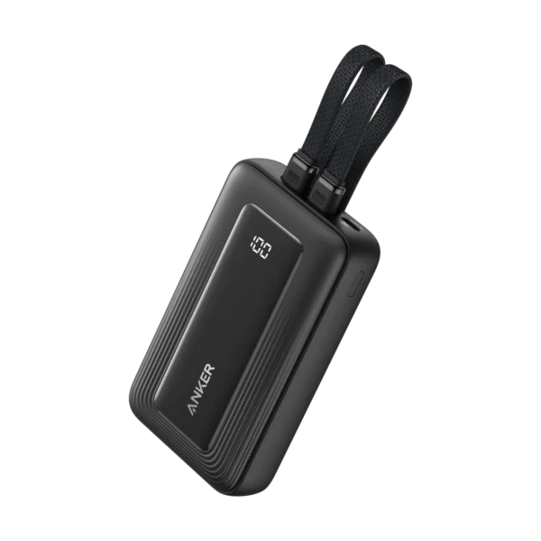 Anker Zolo Power Bank (10K,35W,Built-In Dual USB-C Cables)