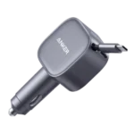 Anker Nano Car Charger (75W, USB-C Port, Built-In Retractable USB-C Cable)